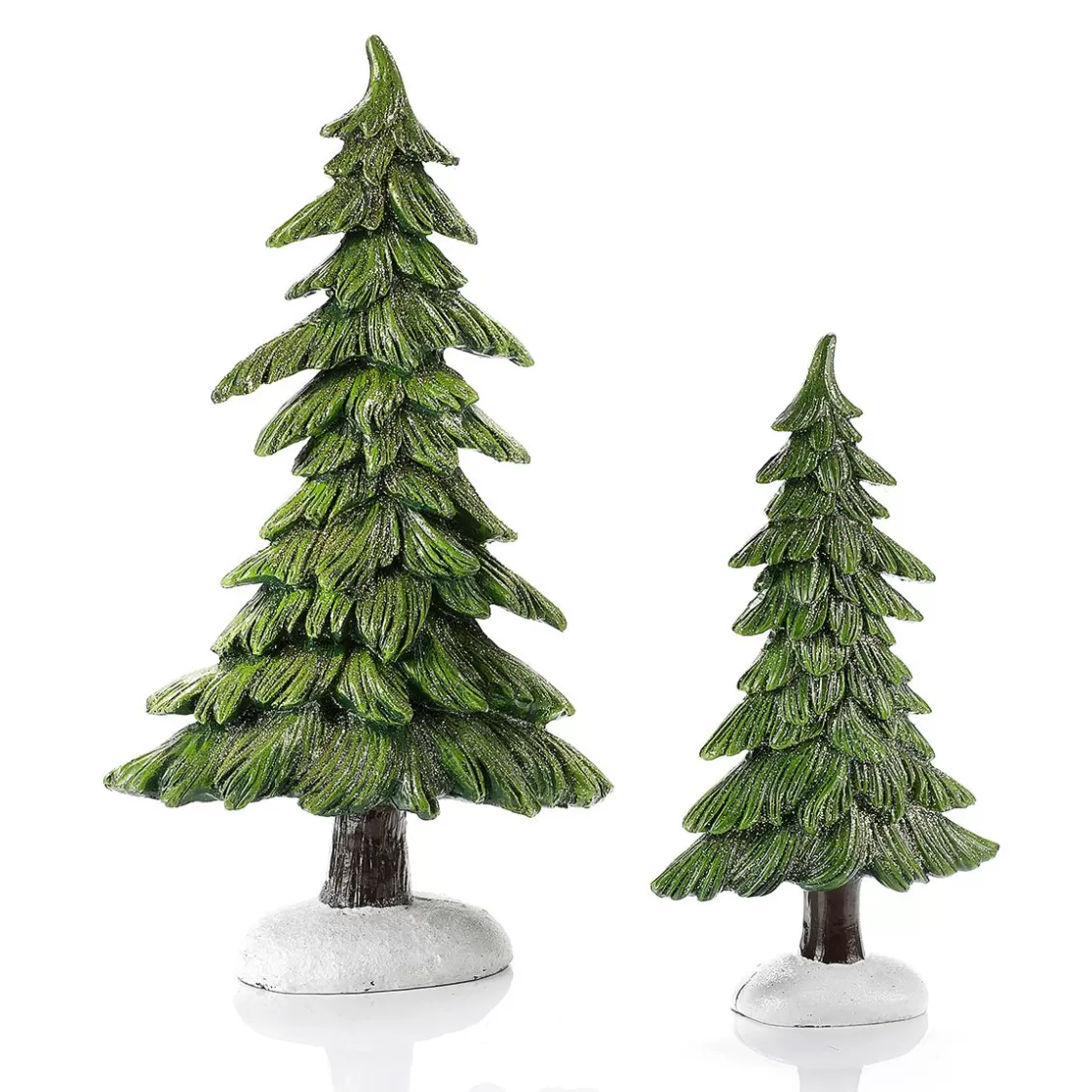 Figuras De Navidad>DecoWoerner Abeto Decorativo De Piedra Fundida, 20 Cm De Altura verde