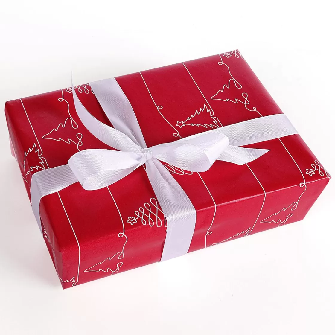 Papel De Regalo>DecoWoerner Adornos De Papel De Regalo Para El árbol De Navidad rojo