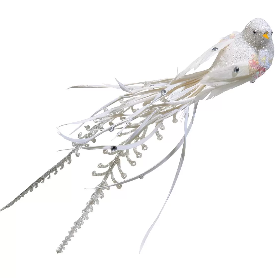 Decoración De Animales | Decoración Temática>DecoWoerner Ave Decorativa Color 38 Cm blanco