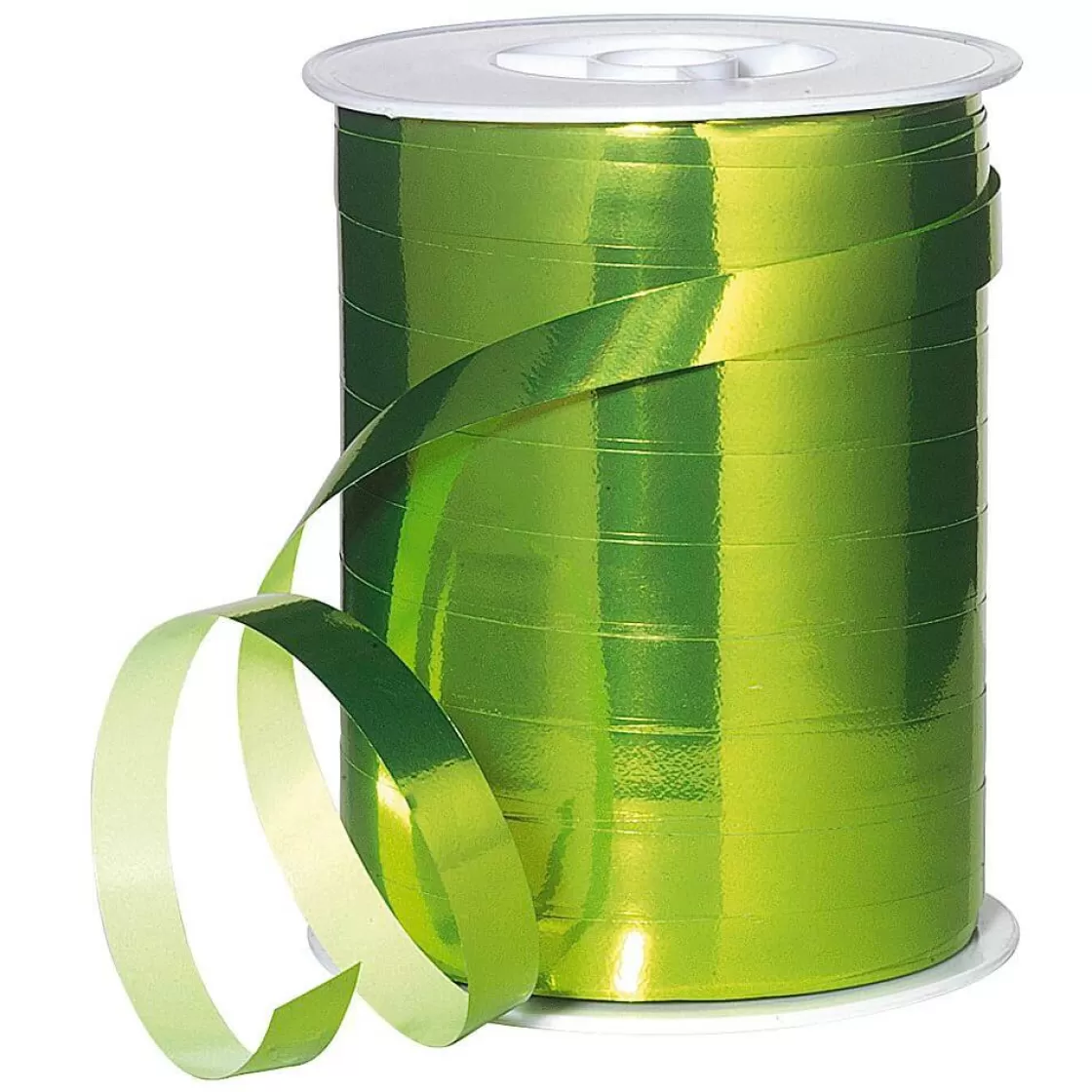 Cintas De Regalo>DecoWoerner Banda Metálica Brillante, Anchura 10 Mm, Color Manzana verde