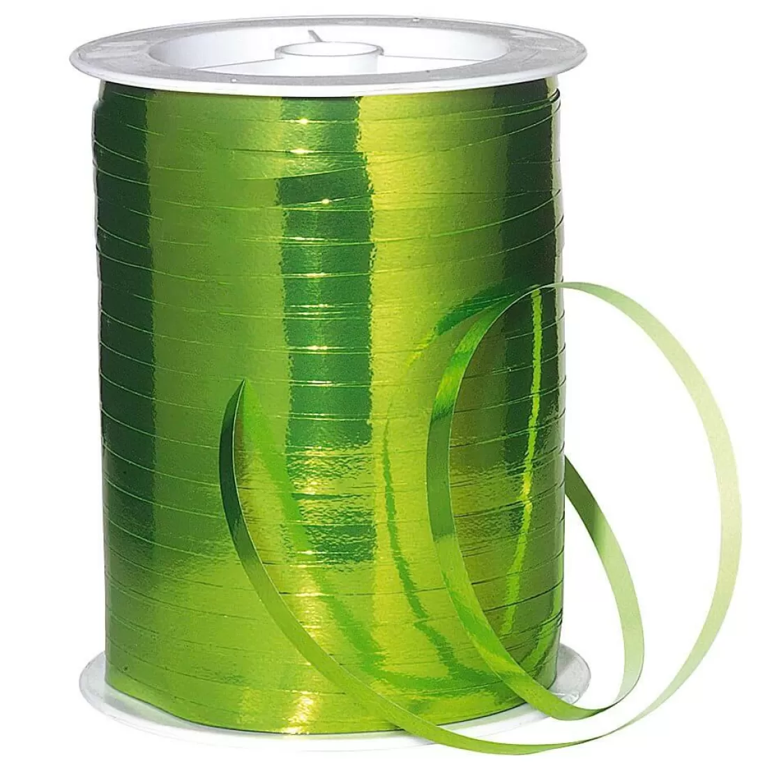 Cintas De Regalo>DecoWoerner Banda Metálica Brillante, Anchura 5 Mm, Color Manzana verde