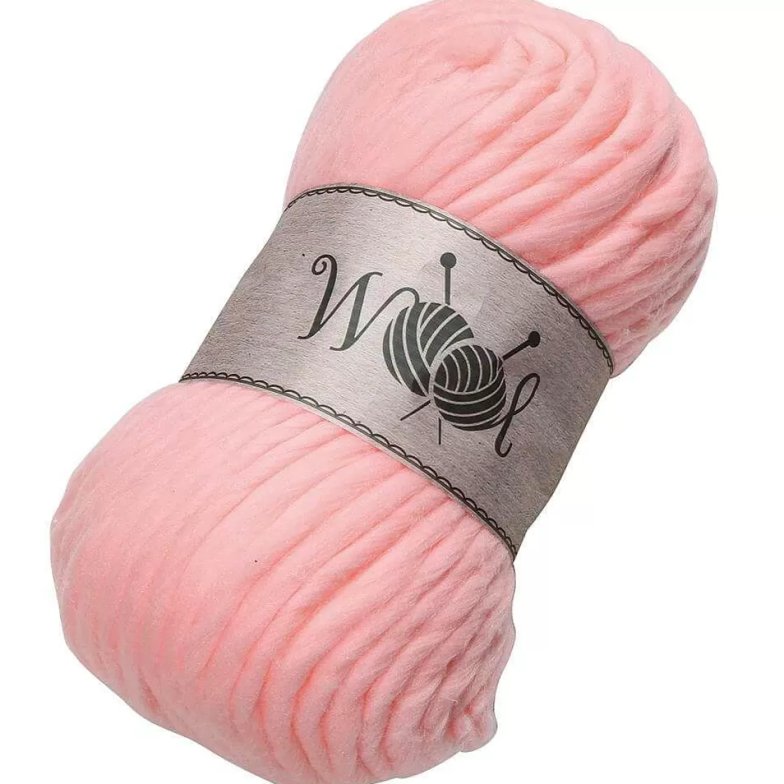 Decoración De Invierno>DecoWoerner Bola De Lana Decorativa XXL 40 X 22 Cm rosa