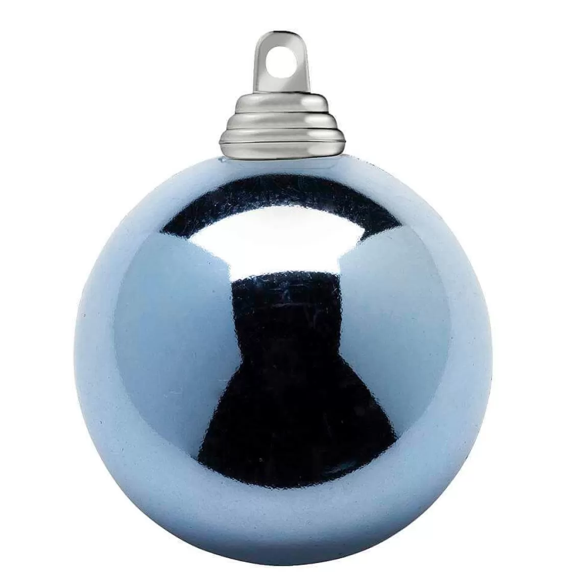 Bolas De Navidad>DecoWoerner Bolas De Navidad es Brillantes De Plástico Ignífugo De 6 Cm De Diámetro - 24 Unidades. azul