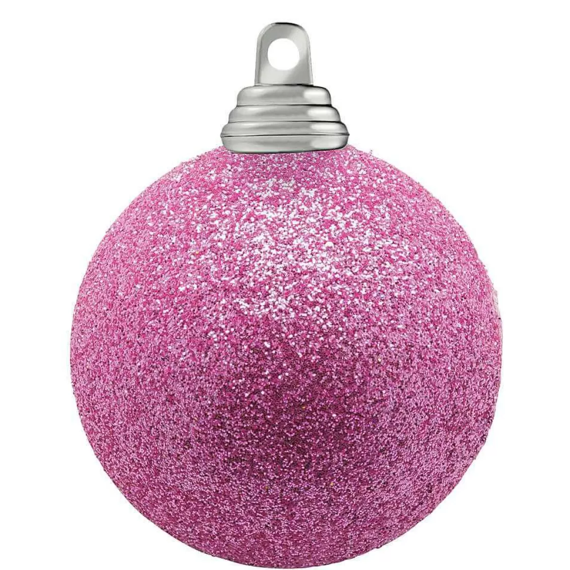 Bolas De Navidad>DecoWoerner Bolas De Navidad Con Purpurina En Plástico Orquídea, 6 Cm Ø - 6 Piezas violeta