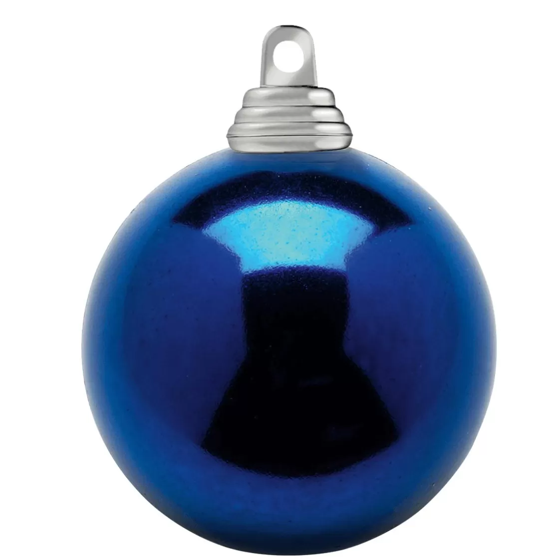 Bolas De Navidad>DecoWoerner Bolas De Navidad De Plástico Oscuro Brillante, 6 Cm Ø - 24 Piezas azul