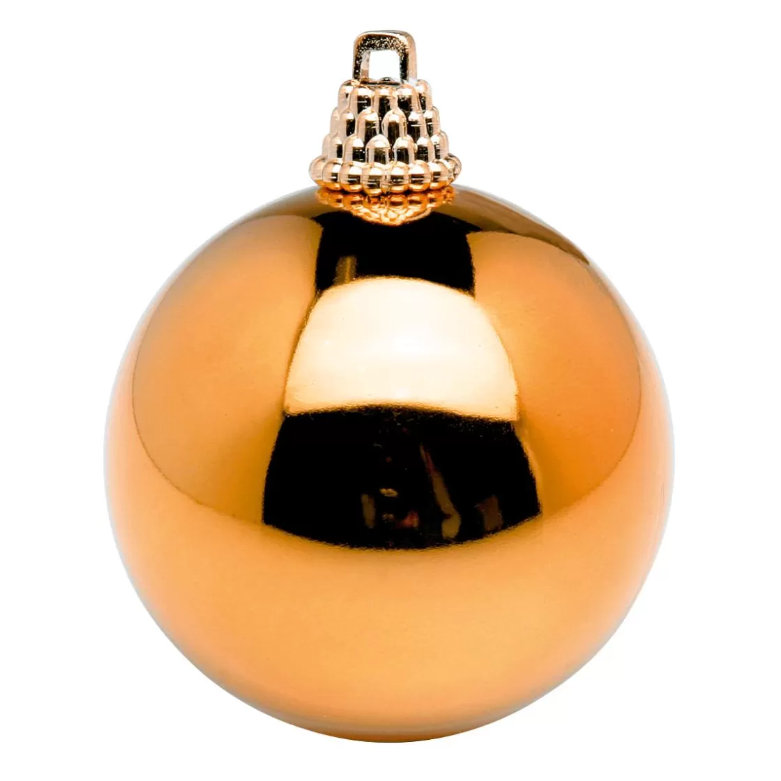Bolas De Navidad>DecoWoerner Bolas De Navidad De Plástico Brillante, 6 Cm Ø - 24 Piezas naranja