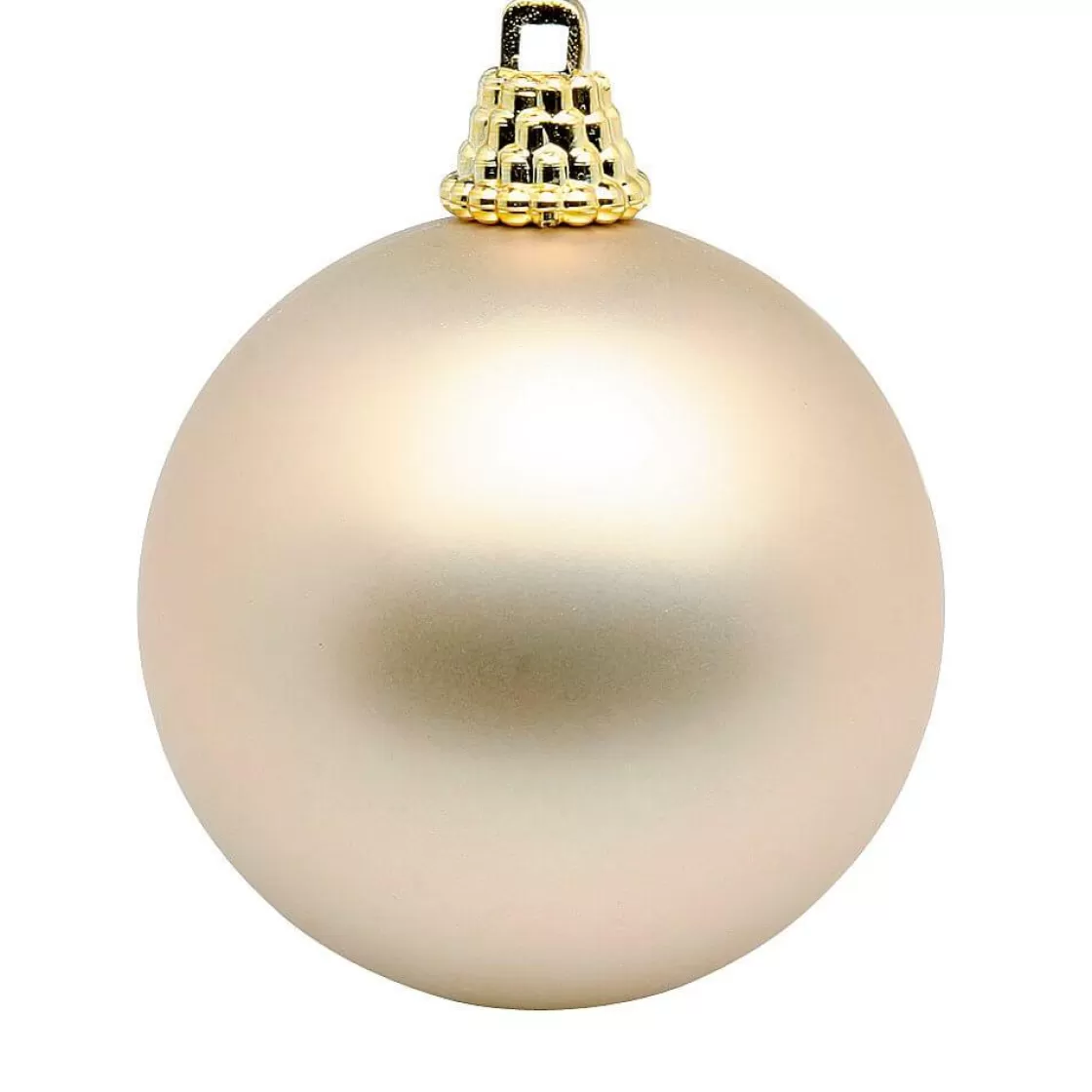Bolas De Navidad>DecoWoerner Bolas De Navidad De Plástico, Color Champán, 6 Cm Ø - 24 Piezas oro