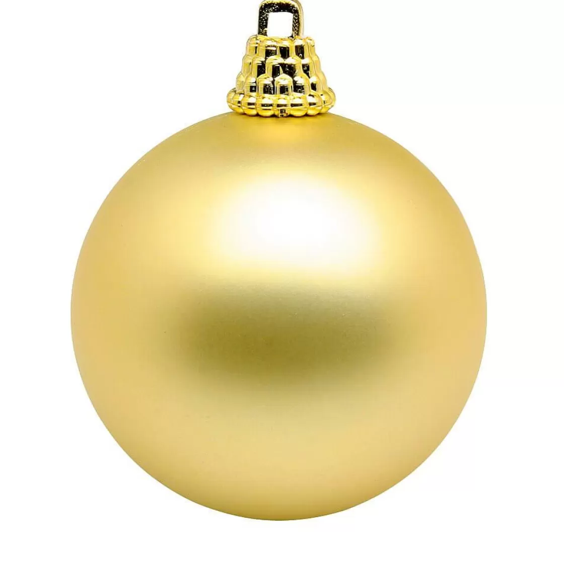 Bolas De Navidad>DecoWoerner Bolas De Navidad De Plástico Dorado, 10 Cm Ø - 6 Piezas oro