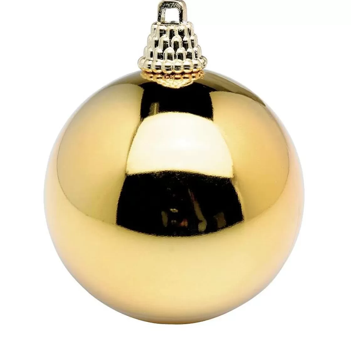 Bolas De Navidad>DecoWoerner Bolas De Navidad De Plástico Dorado Brillante, 6 Cm Ø - 24 Piezas oro