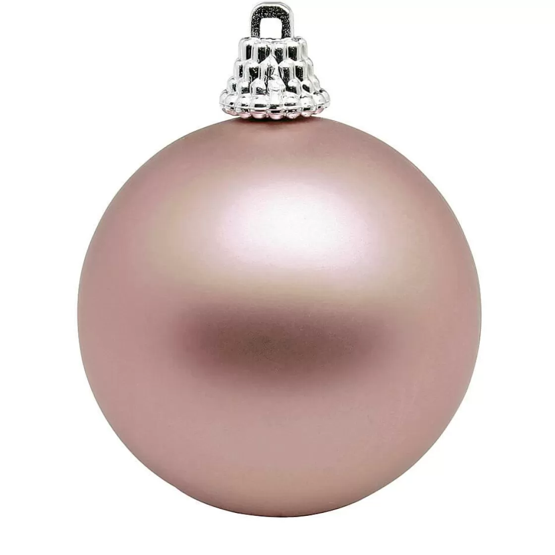Bolas De Navidad>DecoWoerner Bolas De Navidad De Plástico Empolvado, 6 Cm Ø - 24 Piezas rosa