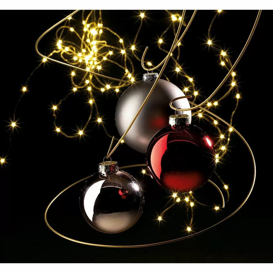 Bolas De Navidad>DecoWoerner Bolas De Navidad De Plástico Sin Costura, Brillante Ø 8 Cm marrón