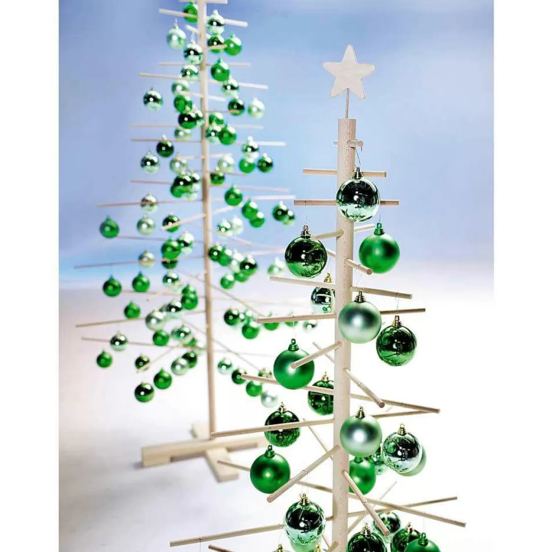 Bolas De Navidad>DecoWoerner Bolas De Navidad De Plástico Salvia Mate, 6 Cm Ø - 24 Piezas verde