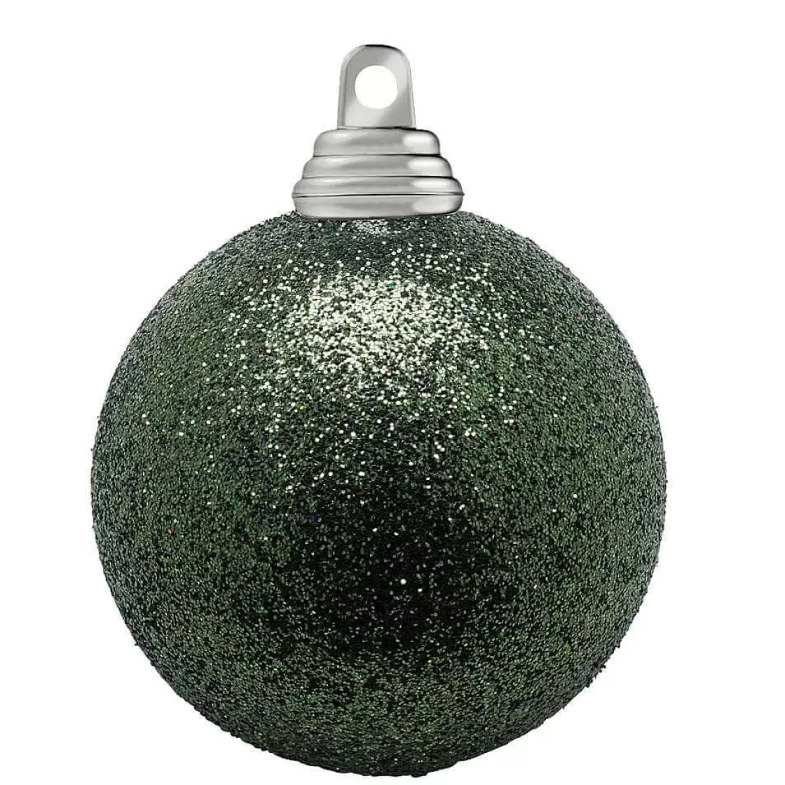 Bolas De Navidad>DecoWoerner Bolas De Navidad De Purpurina En Plástico Salvia, 6 Cm Ø - 6 Piezas verde