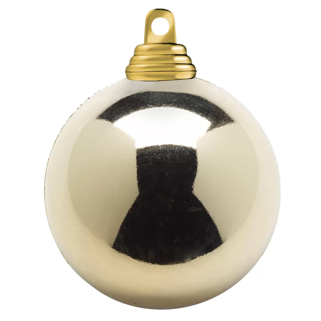 Bolas De Navidad>DecoWoerner Bolas De Navidad Doradas Brillantes De Plástico Ignífugo De 6 Cm De Diámetro - 24 Unidades. oro