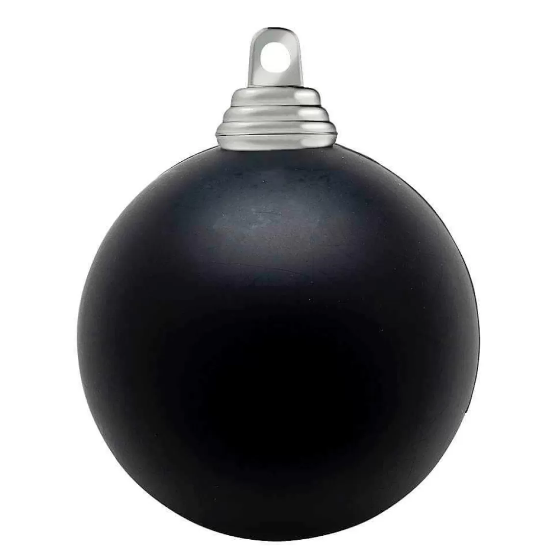 Bolas De Navidad>DecoWoerner Bolas De Navidad Negras, Mate, De Plástico Ignífugo, 6 Cm Ø - 24 Piezas negro