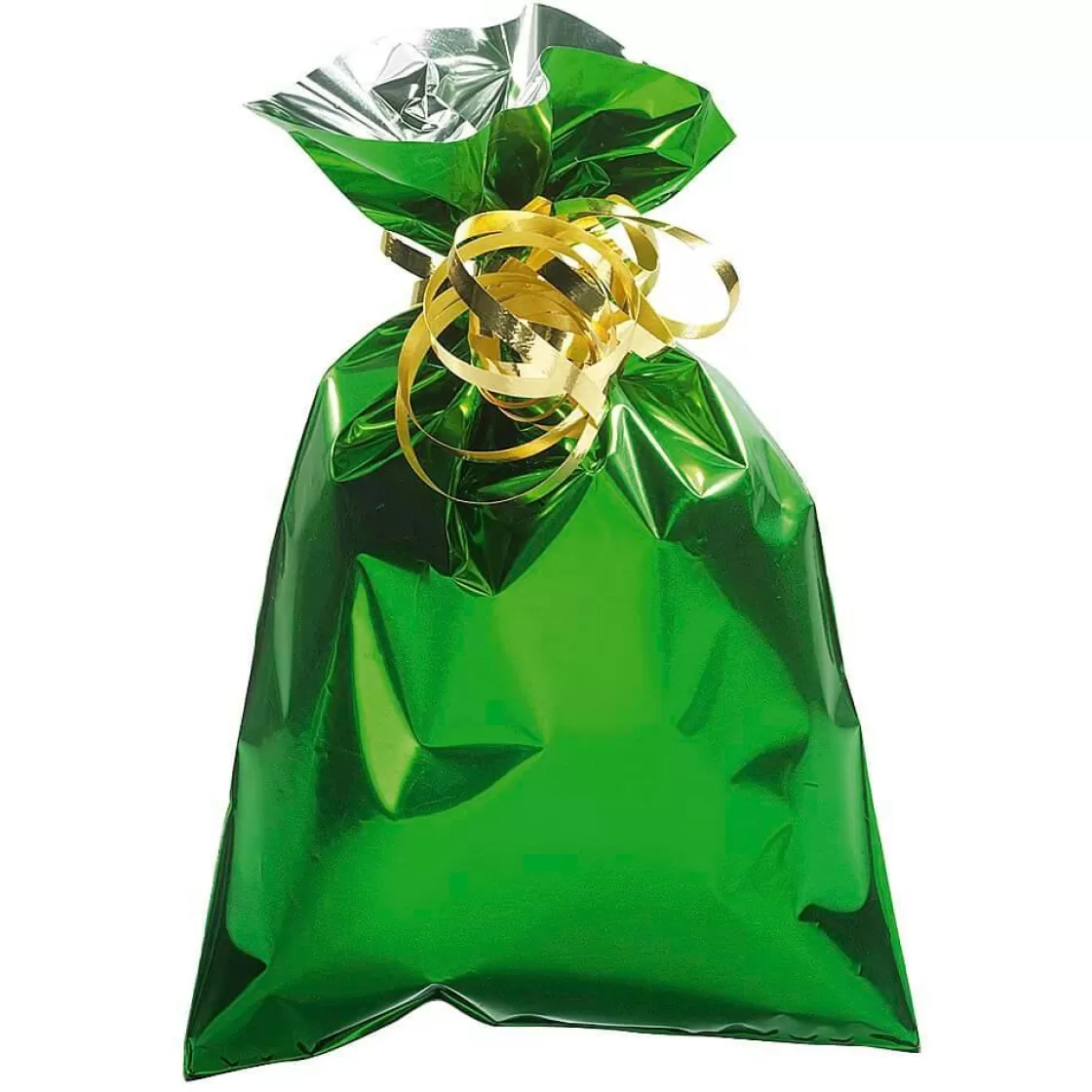 Bolsitas Con Cordón>DecoWoerner Bolsa De Regalo, Tono Brillante, Color Oscuro, 15 X 25 Cm verde
