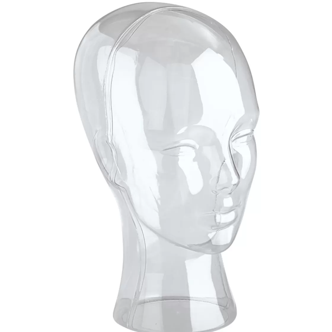 Expositores Para Tiendas | Maniquíes>DecoWoerner Cabeza Decorativa, Mujer, Color Claro transparente