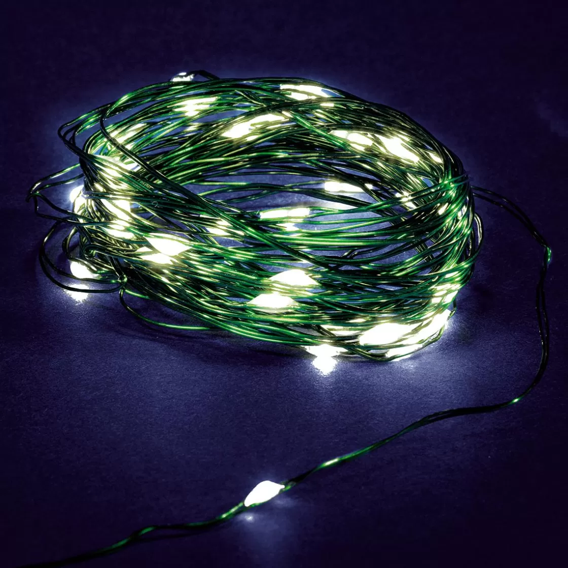 Luces De Navidad>DecoWoerner Cadena De Luces LED Para árboles De Navidad, 4 Ramales De 4 M Cada Uno verde