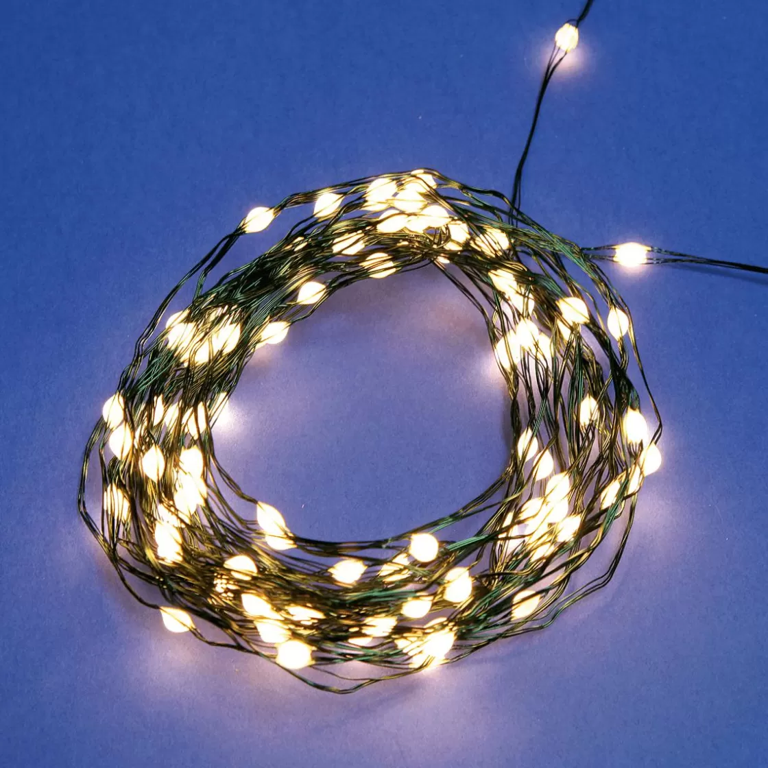 Luces De Navidad>DecoWoerner Cadena De Luces LED XL Con Alambre Para Exteriores, 100 LED, 10 M verde