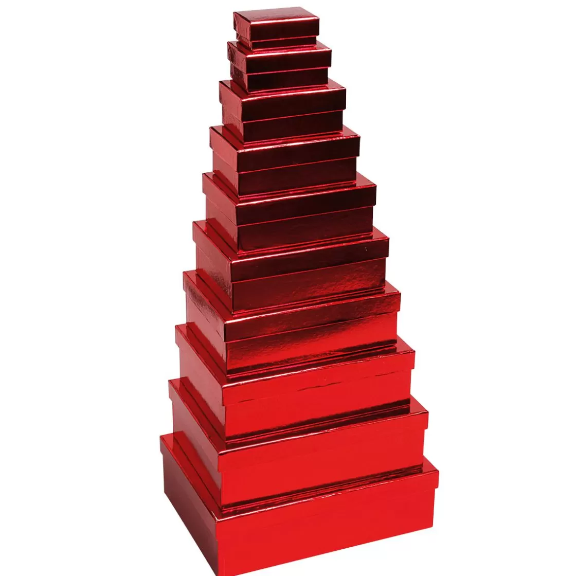 Cajas De Regalo>DecoWoerner Cajas De Cartón De Regalo, Color , 10 Pz. rojo