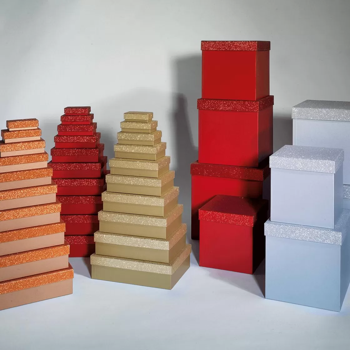 Cajas De Regalo>DecoWoerner Cajas De Cartón De Regalo Color , 10 Pz. rojo