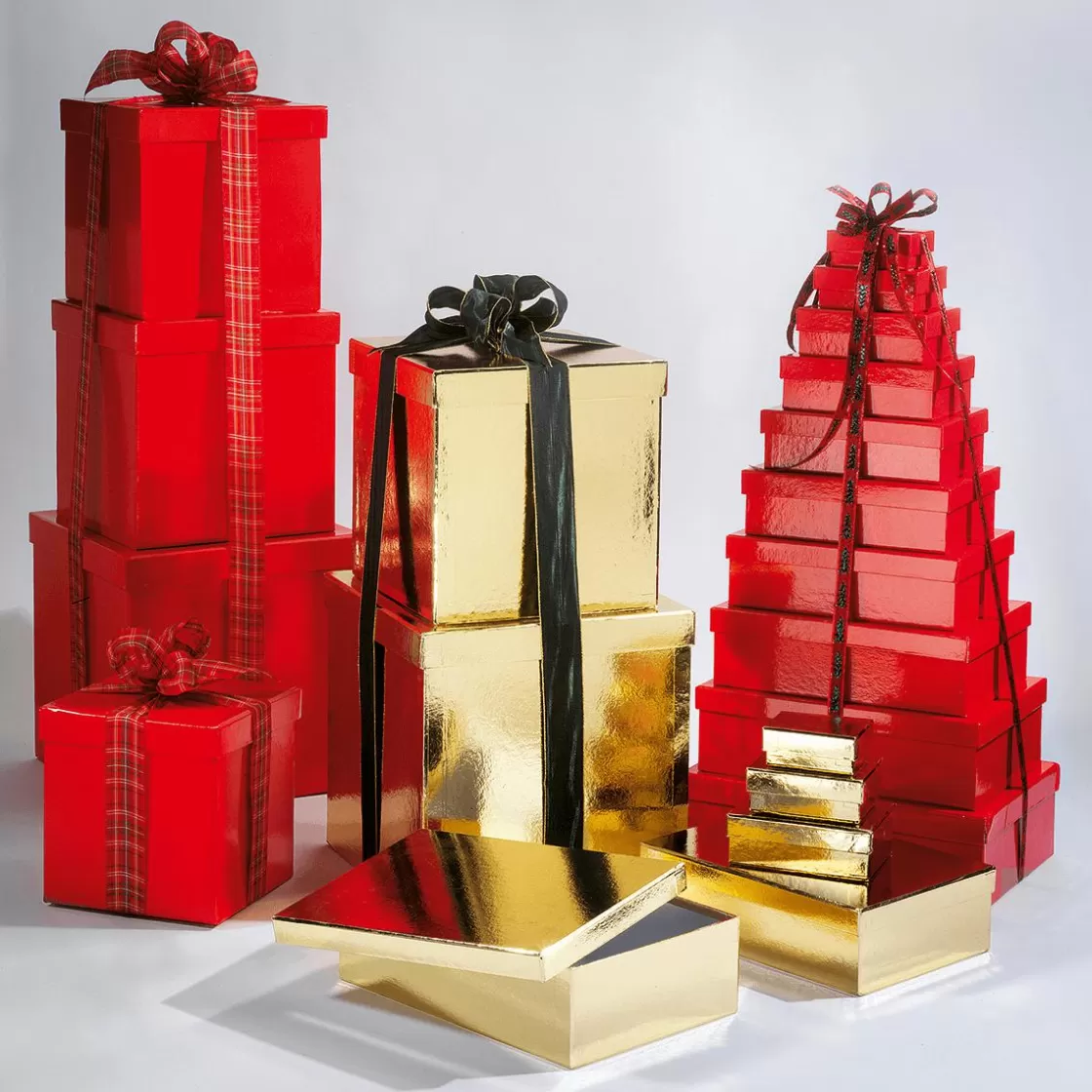 Cajas De Regalo>DecoWoerner Cajas De Cartón De Regalo, Color , 10 Pz. rojo