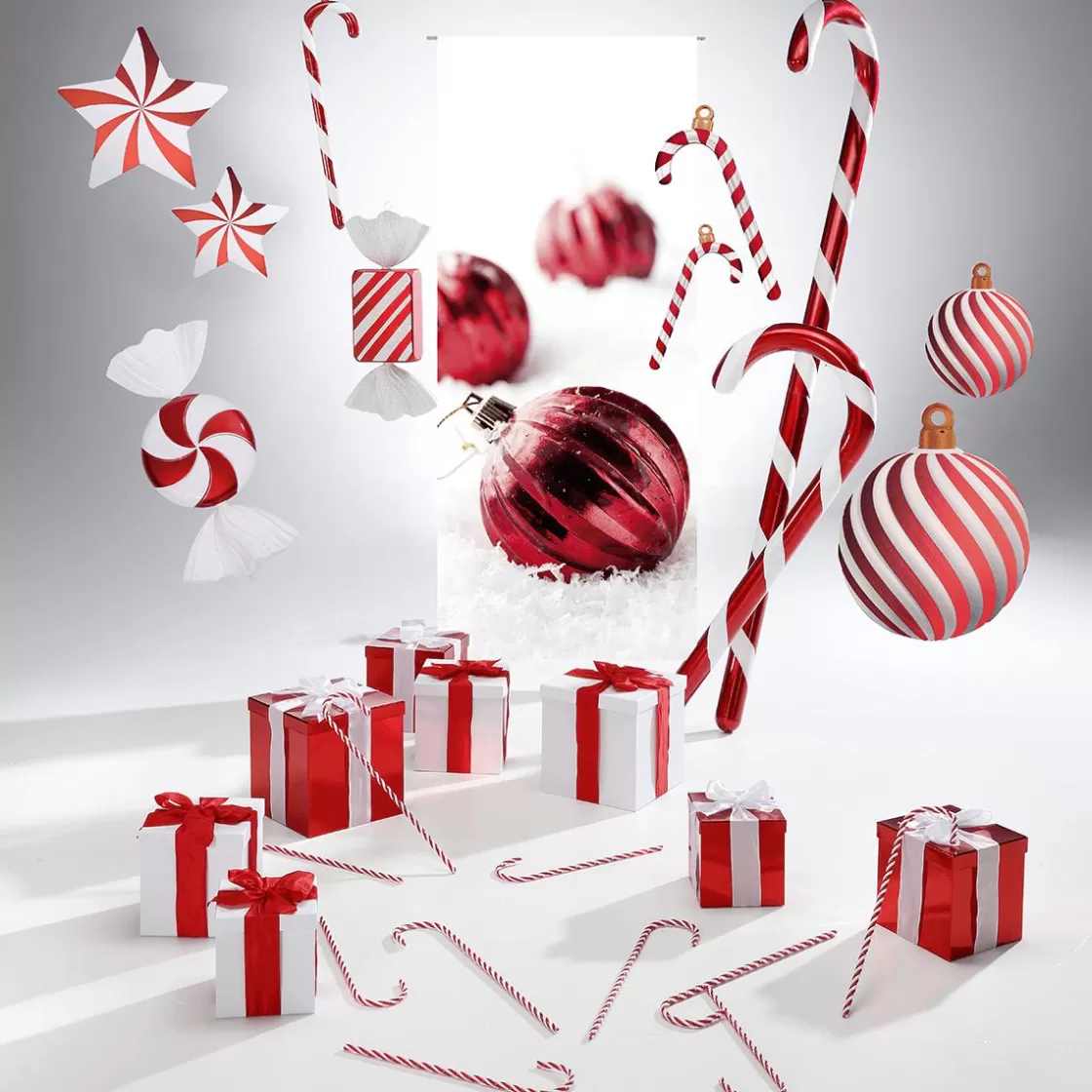 Cajas De Regalo>DecoWoerner Cajas De Cartón De Regalo, Color , 4 Pz. rojo