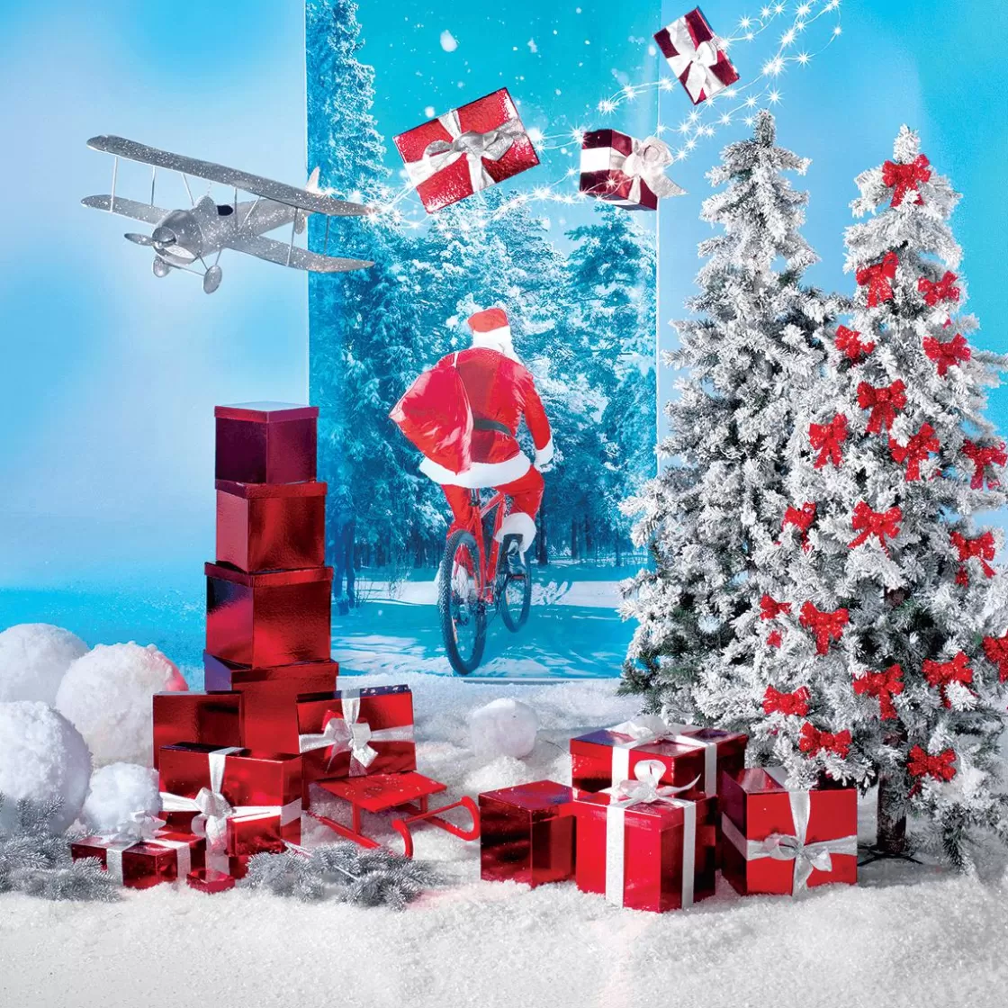Cajas De Regalo>DecoWoerner Cajas De Cartón De Regalo Majestic Metallic, Rojas, 8 Piezas rojo