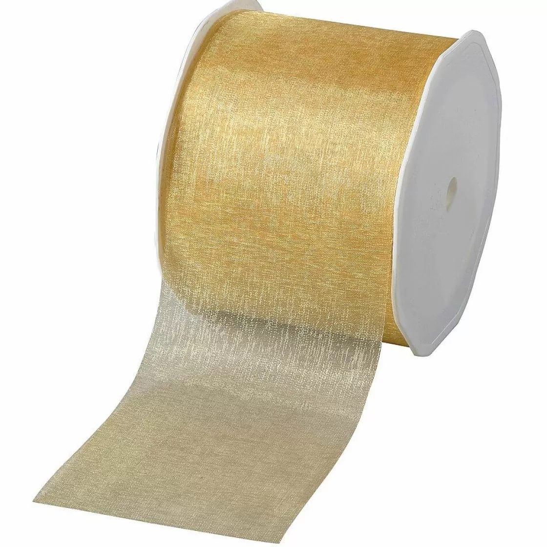Cintas De Regalo>DecoWoerner Cinta De Chifón, Anchura De 70 Mm, Color Dorado oro