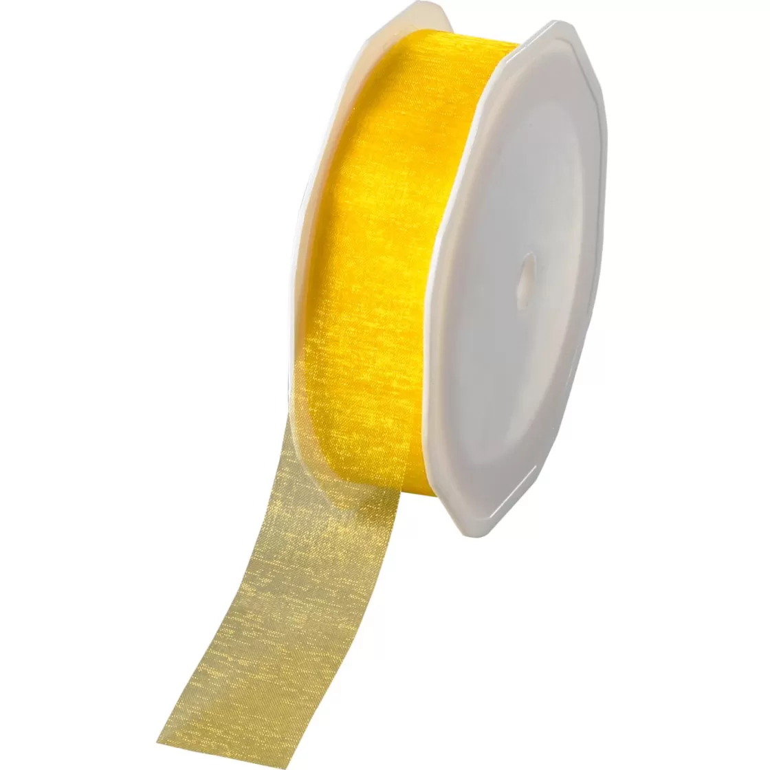 Cintas De Regalo>DecoWoerner Cinta De Chifón, Color , Anchura 25 Mm amarillo