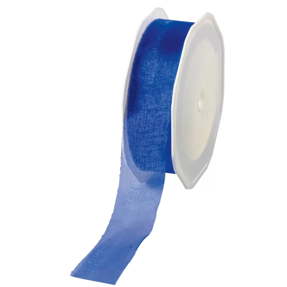 Cintas De Regalo>DecoWoerner Cinta De Chifón, Color Oscuro, Anchura 25 Mm azul