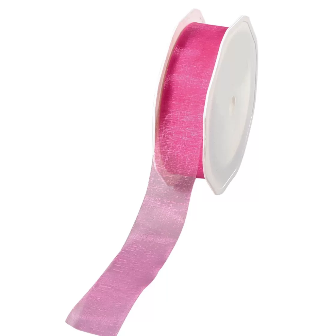 Cintas De Regalo>DecoWoerner Cinta De Chifón, Color Fucsia, Anchura 25 Mm rosa