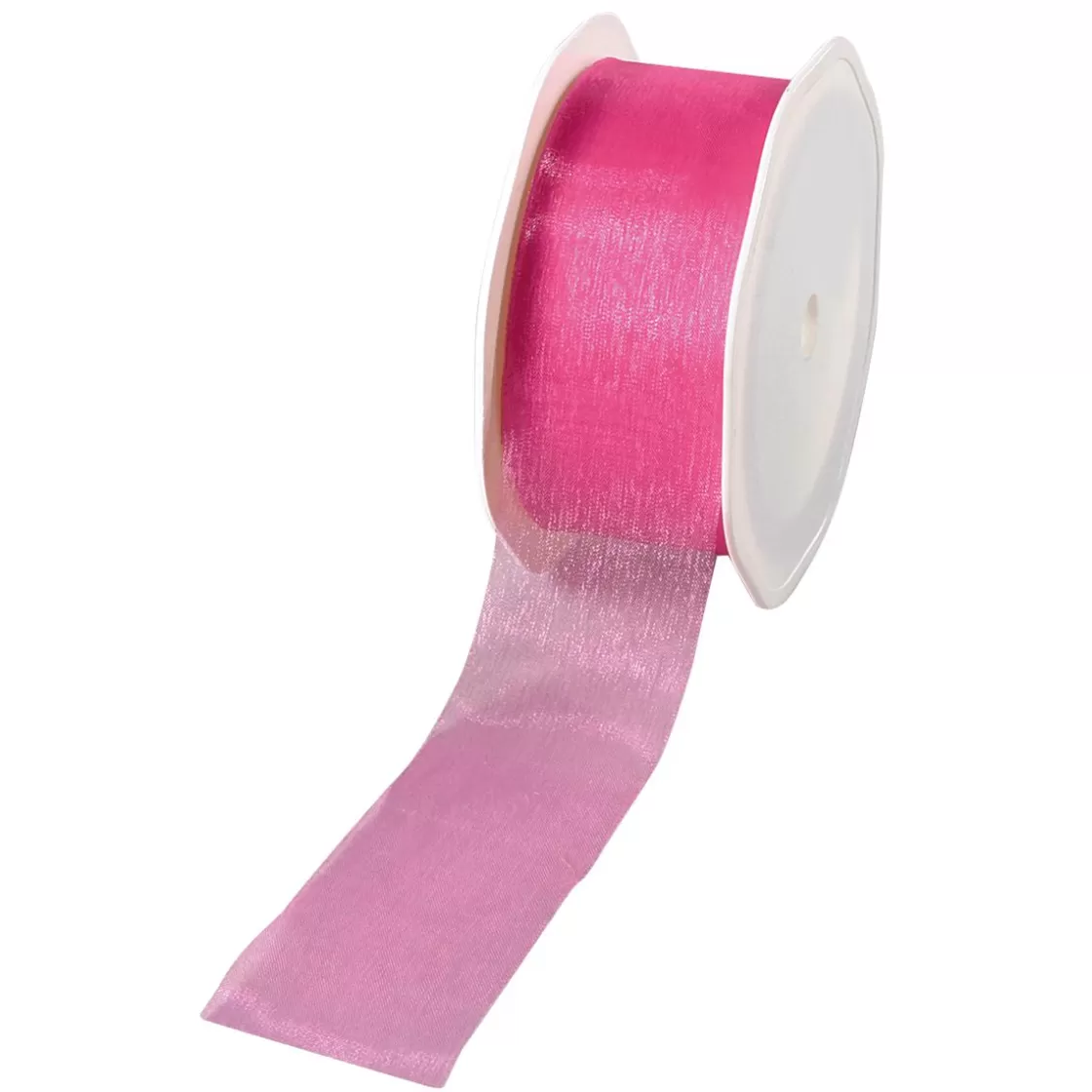 Cintas De Regalo>DecoWoerner Cinta De Chifón, Color Fucsia, Anchura 38 Mm rosa
