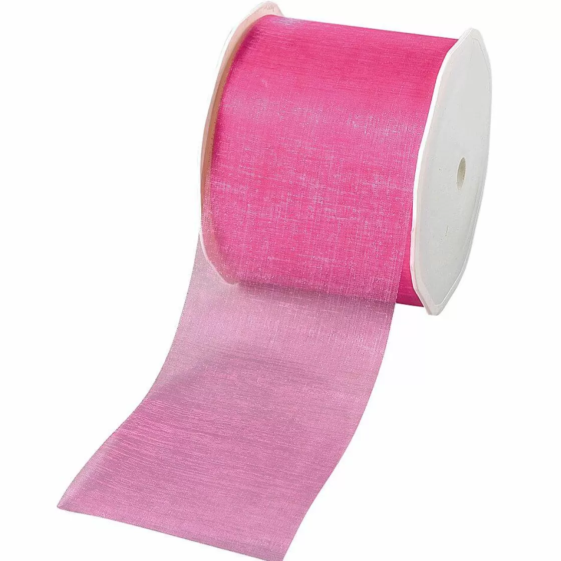 Cintas De Regalo>DecoWoerner Cinta De Chifón, Color Fucsia, Anchura 70 Mm rosa