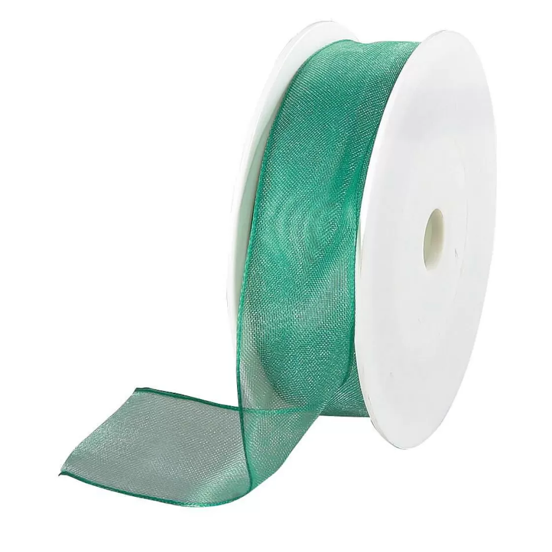 Cintas De Regalo>DecoWoerner Cinta De Chifón Con Alambre, Color , Anchura 25 Mm verde