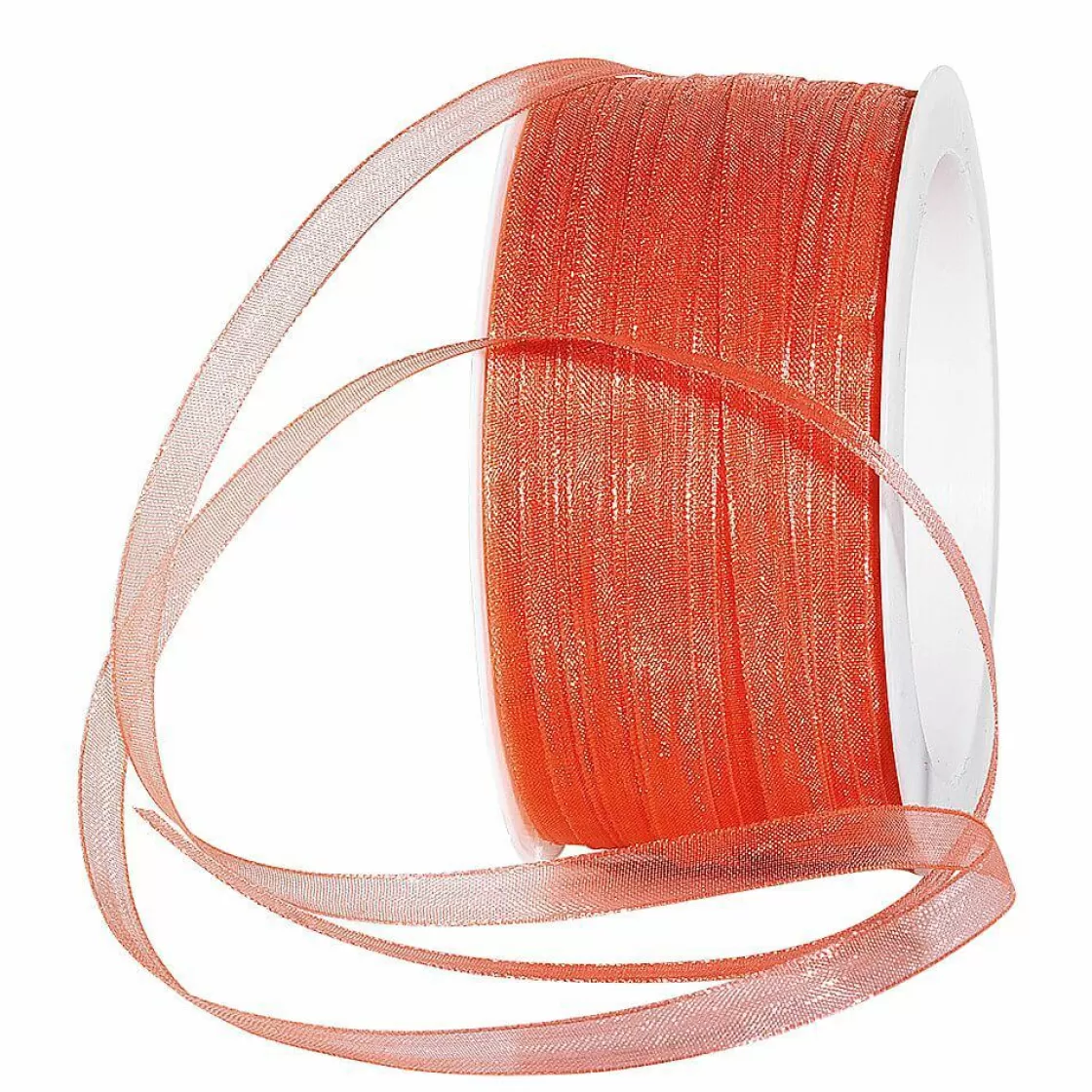 Cintas De Regalo>DecoWoerner Cinta De Chifón Con Orillo, Anchura 6 Mm, Fucsia rosa