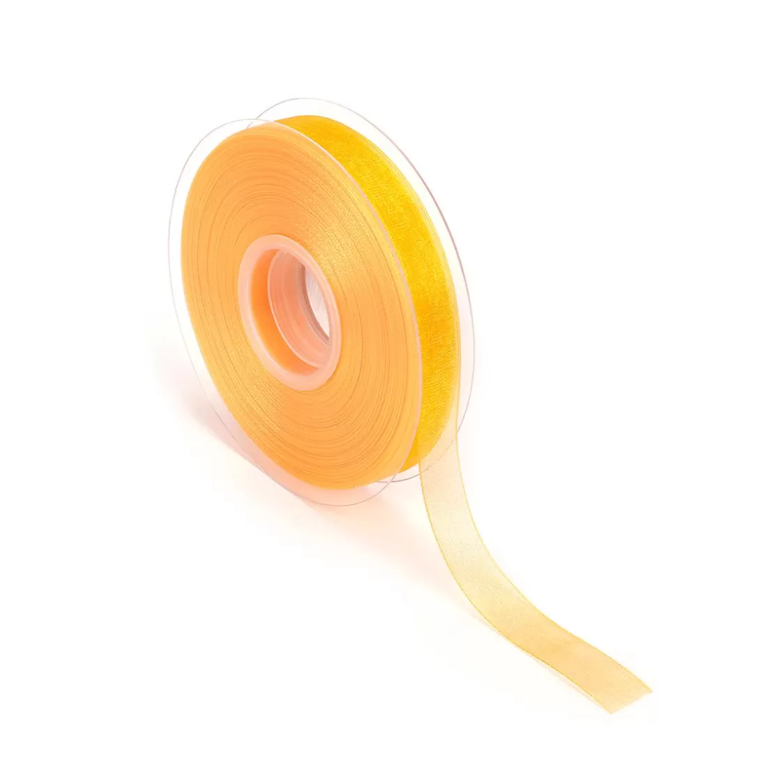 Cintas De Regalo>DecoWoerner Cinta De Gasa Con Orillo 15mm X 50m amarillo
