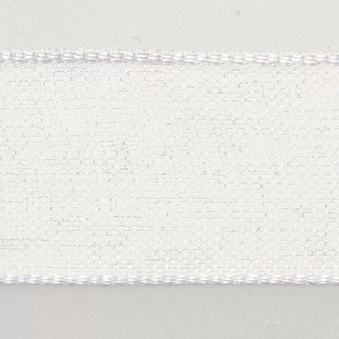 Cintas De Regalo>DecoWoerner Cinta De Gasa Con Orillo 15mm X 50m blanco