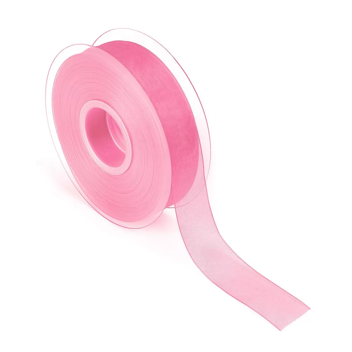 Cintas De Regalo>DecoWoerner Cinta De Gasa Con Orillo 25mm X 50m rosa