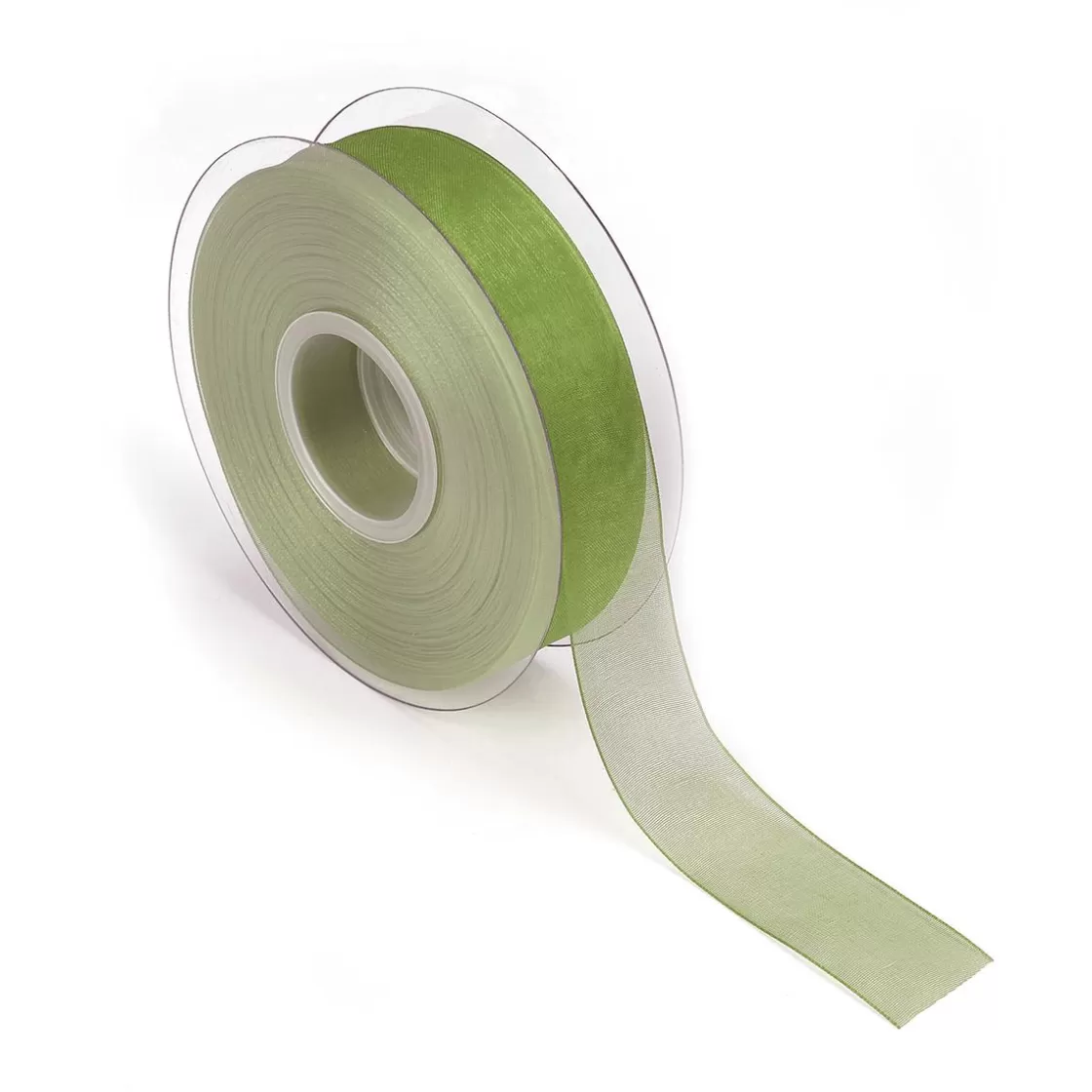 Cintas De Regalo>DecoWoerner Cinta De Gasa Con Orillo 25mm X 50m verde