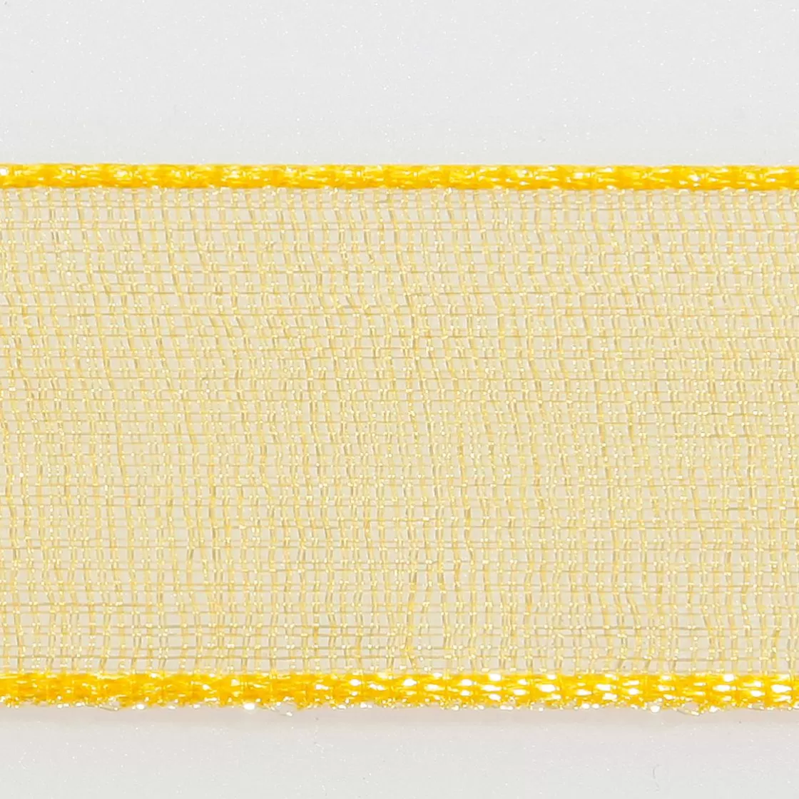 Cintas De Regalo>DecoWoerner Cinta De Gasa Con Orillo 6mm X 50m amarillo