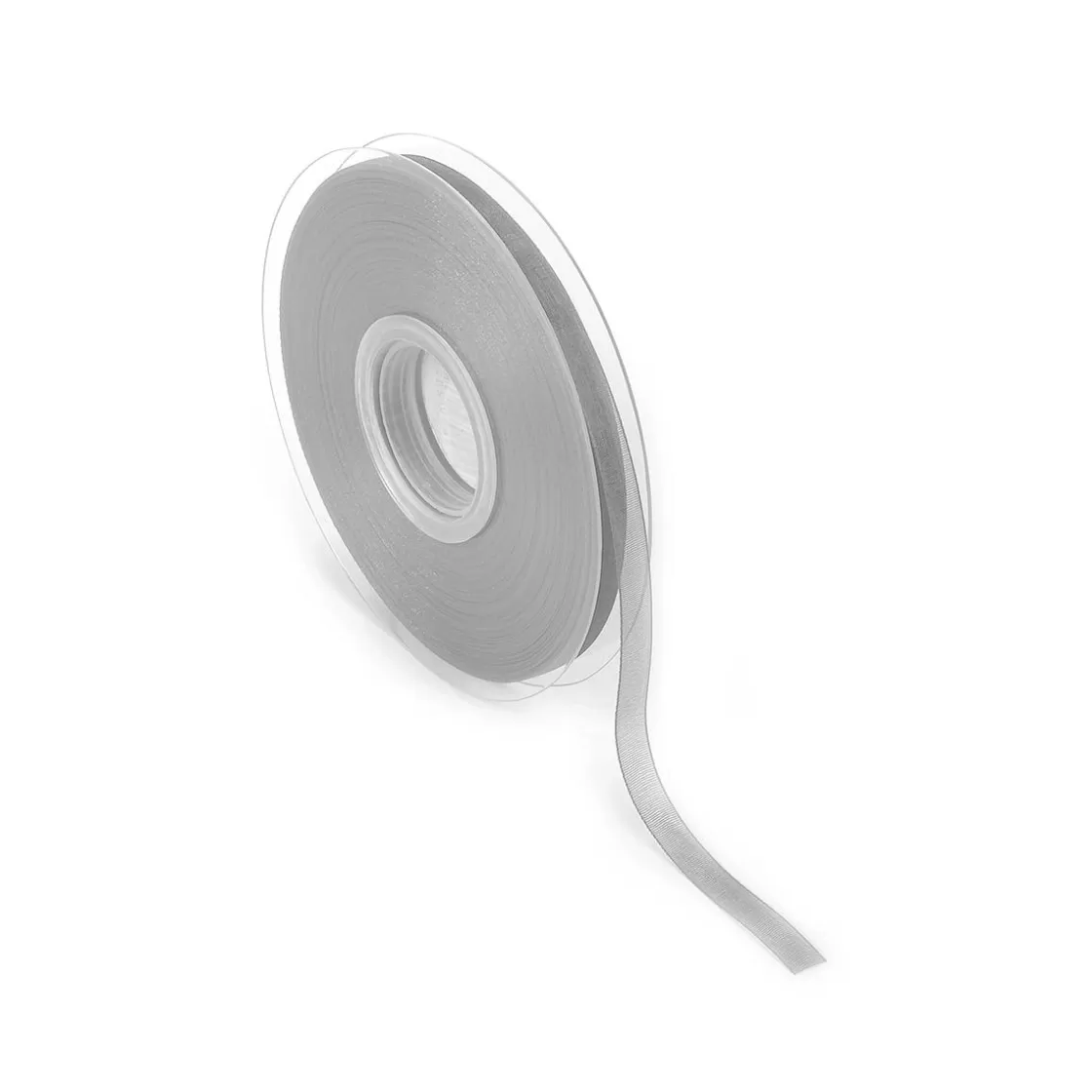 Cintas De Regalo>DecoWoerner Cinta De Gasa Con Orillo 6mm X 50m plata