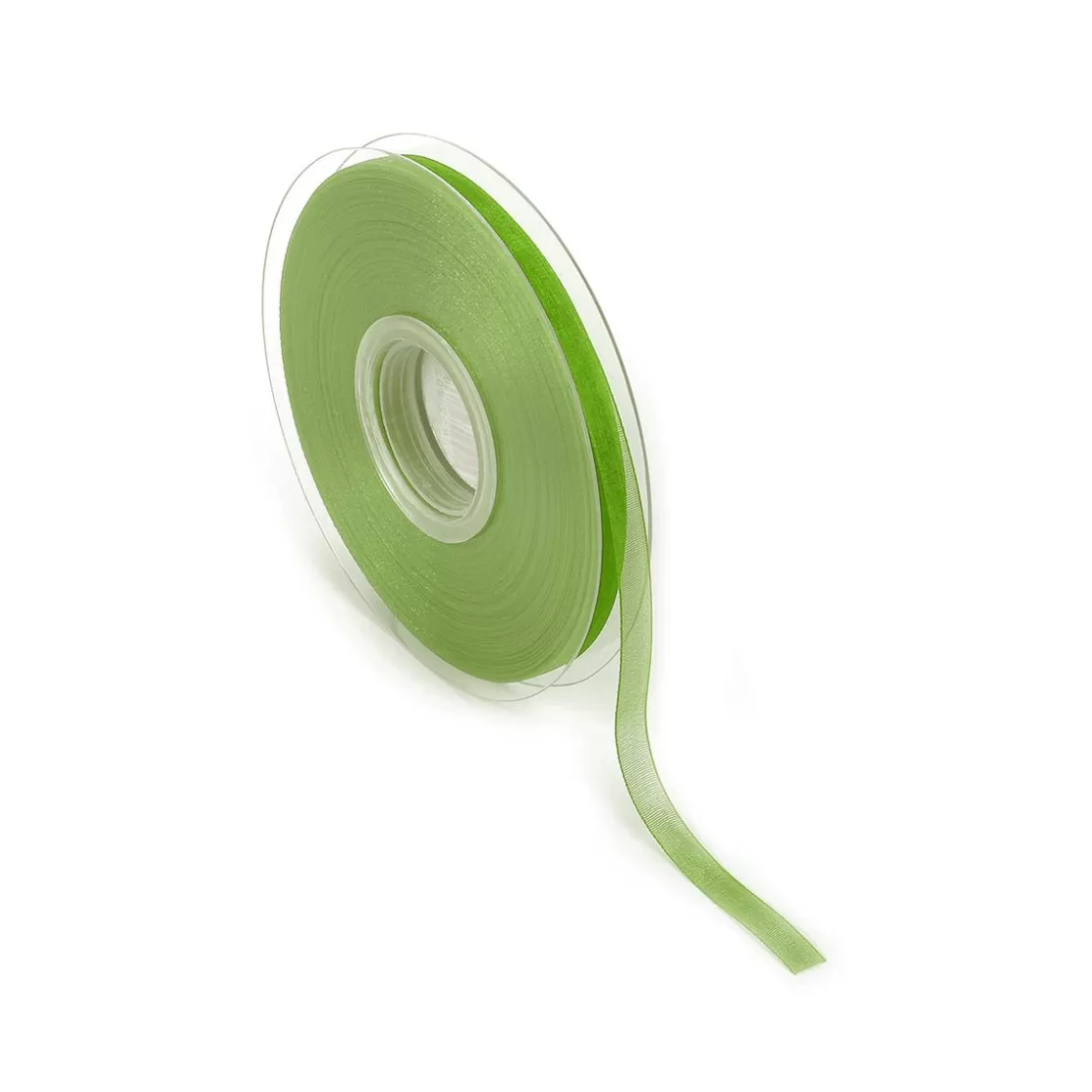 Cintas De Regalo>DecoWoerner Cinta De Gasa Con Orillo 6mm X 50m verde
