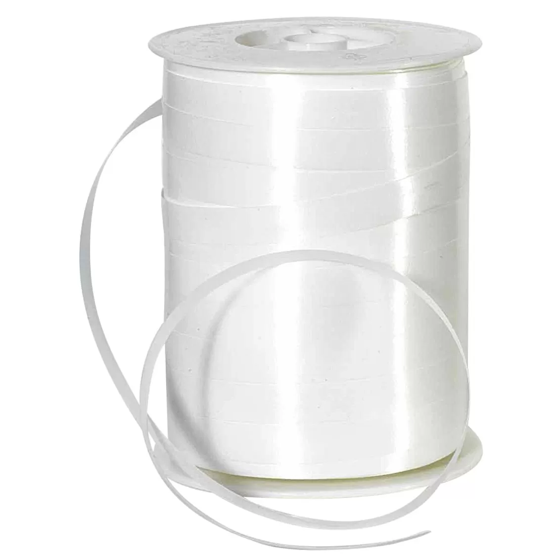 Cintas De Regalo>DecoWoerner Cinta De Poliéster, Anchura De 10 Mm, Blanca blanco