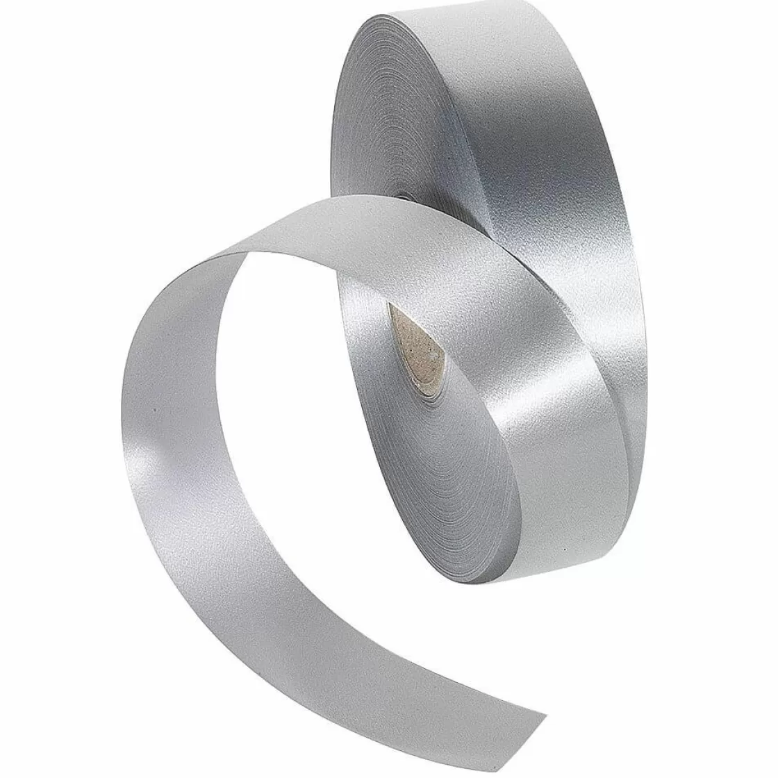 Cintas De Regalo>DecoWoerner Cinta De Poliéster, Anchura De 31 Mm, Color plata