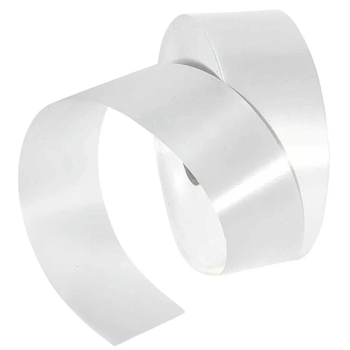 Cintas De Regalo>DecoWoerner Cinta De Poliéster, Anchura De 50 Mm, Blanca blanco