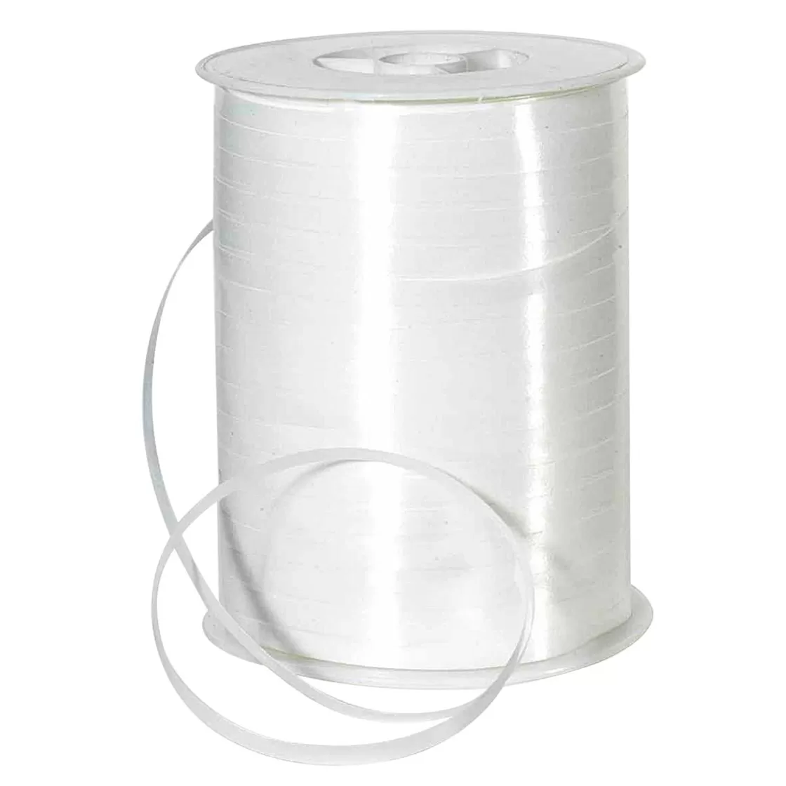 Cintas De Regalo>DecoWoerner Cinta De Poliéster, Anchura De 5 Mm, Blanca blanco