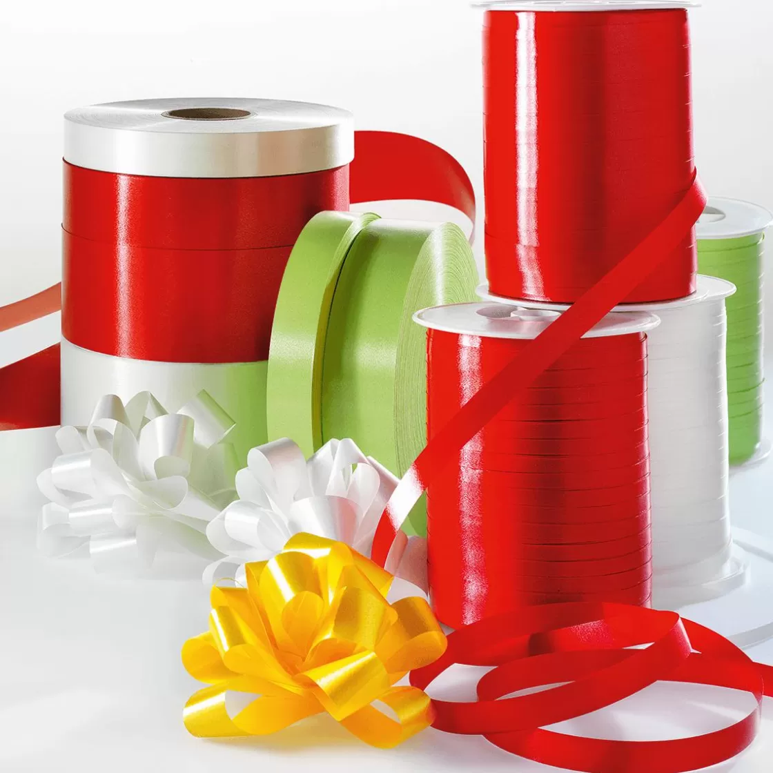 Cintas De Regalo>DecoWoerner Cinta De Poliéster, Anchura De 5 Mm, Roja rojo