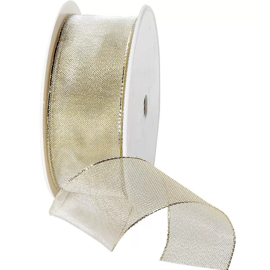 Cintas De Regalo>DecoWoerner Cinta De Red Metálica, Dorada 40 Mm Ancho 25 M oro