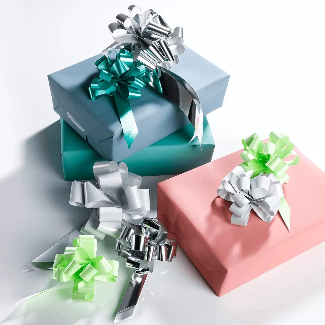 Lazos De Regalo>DecoWoerner Cinta De Regalo, Ø 10 Cm, Color Claro verde
